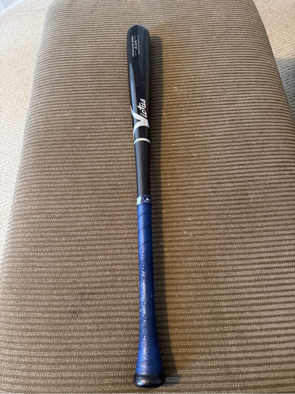 Victus Black Wooden Baseball Bat with Blue Grip Only Used A Few Times 32/29!
